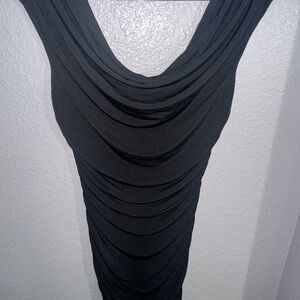 Express Black ruched Dress